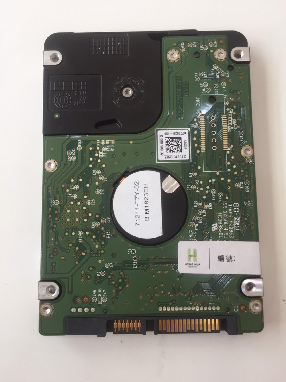 WD 500G 2.5吋硬碟(WD5000BPKT)硬碟資料救援 - Harddisk