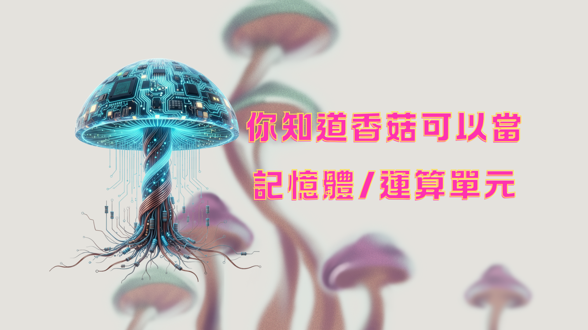 香菇晶片革命：美國團隊開發永續記憶電阻器，90%準確度開啟神經形態計算新時代 - 科技新聞