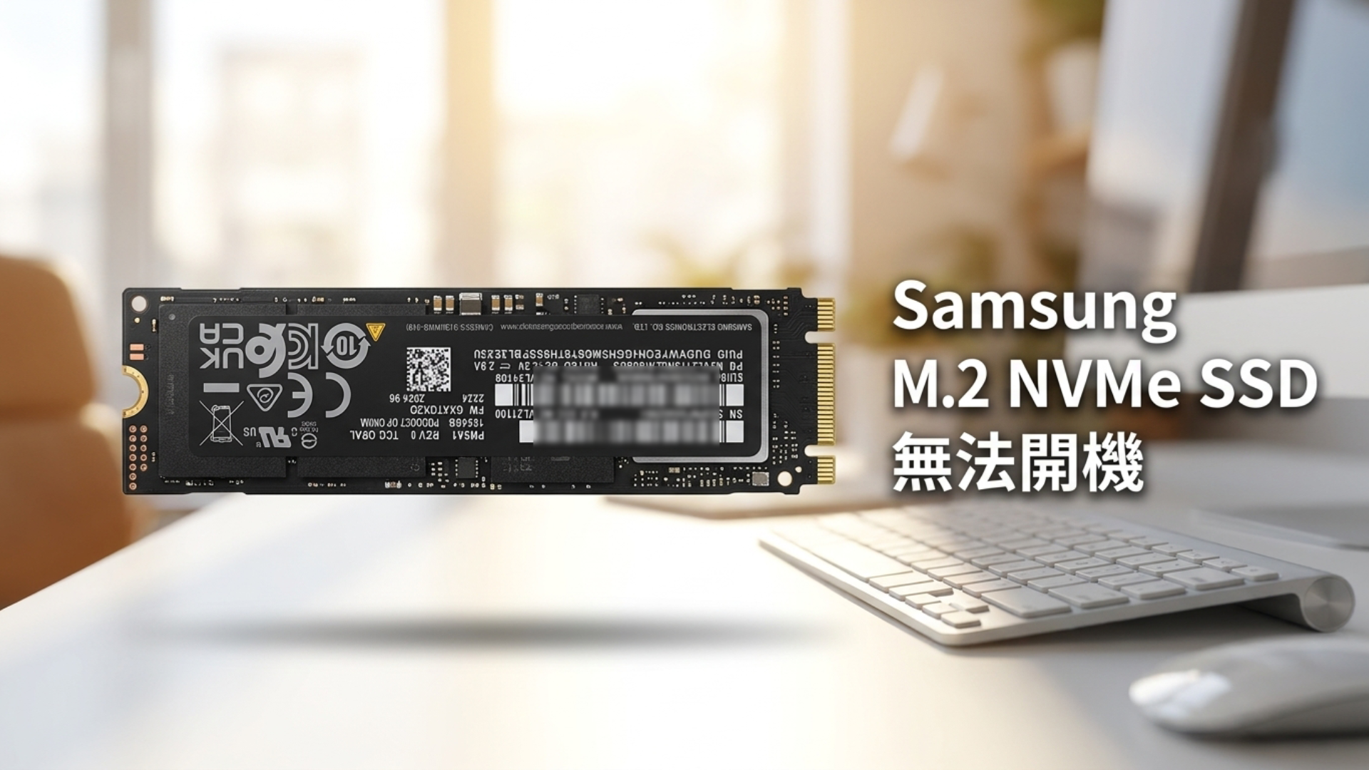Samsung PM9A1 1TB NVMe SSD（MZ-VL21T00）Windows 無法開機 工作資料成功救援案例 - SSD